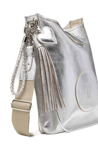 AVA Bag large silver-dusty