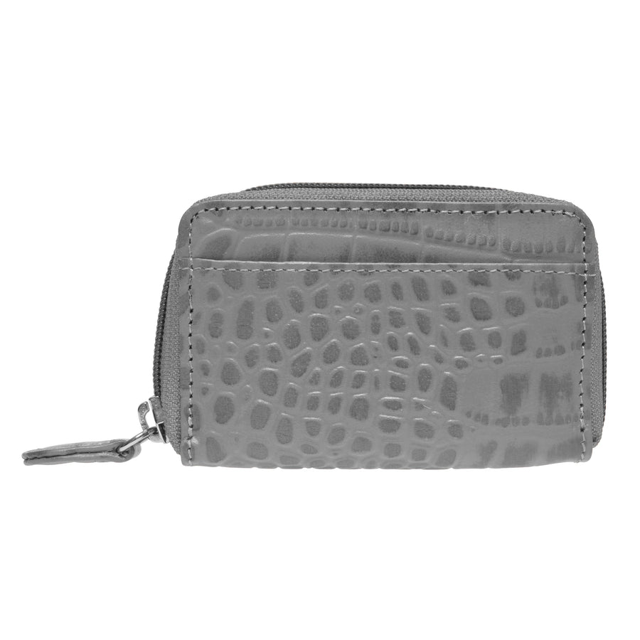 Purse small Croco grey