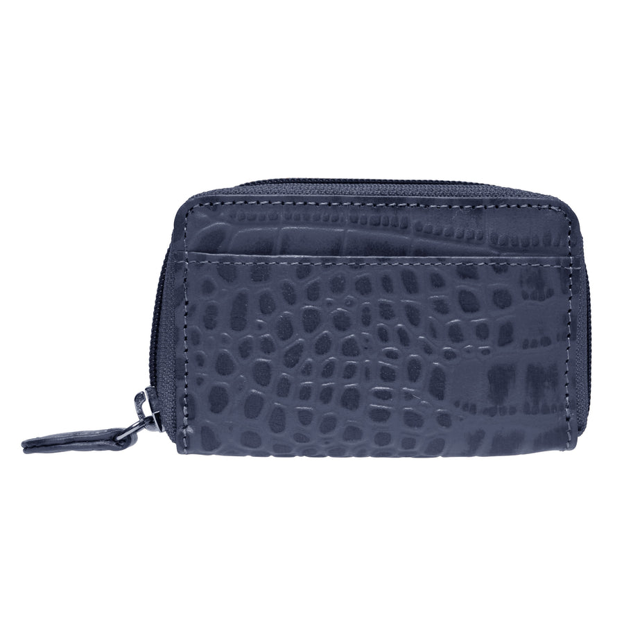 Purse small Croco navy