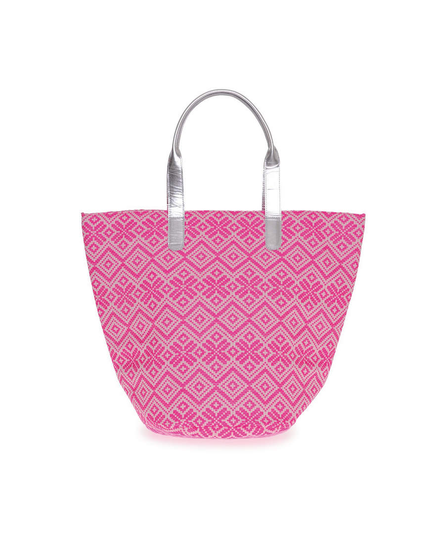 Market Bag Jacquard pink
